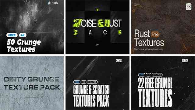 12 FREE High-Quality Grunge & Dust Textures for Designers
