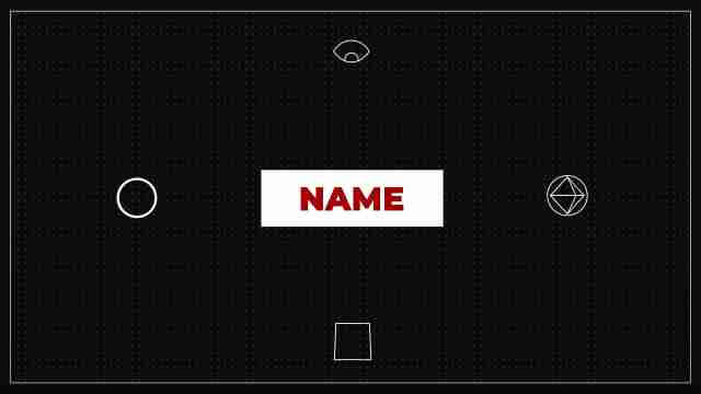 Preview of Neon Glitch Water Animation, a cyber gaming intro.