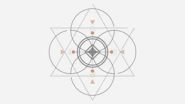 Preview of Simple Geometric Circle Logo Background