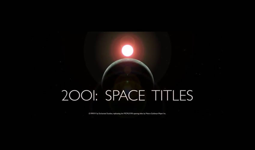 Free After Effects Cinematic Title Template 2001 Space Odyssey Style