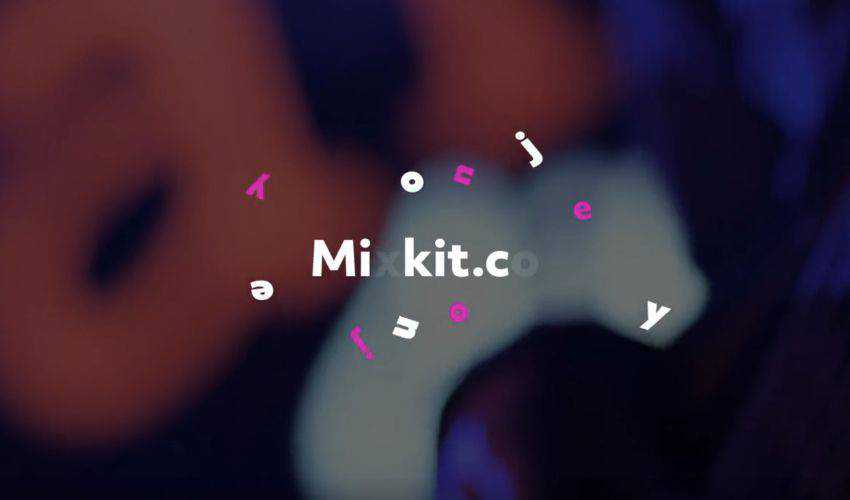 Swirling Letters After Effects Title Animation Free Download