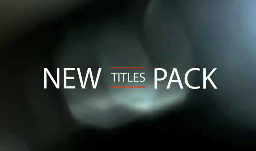 Free Minimal Titles Pack AE Template Preview
