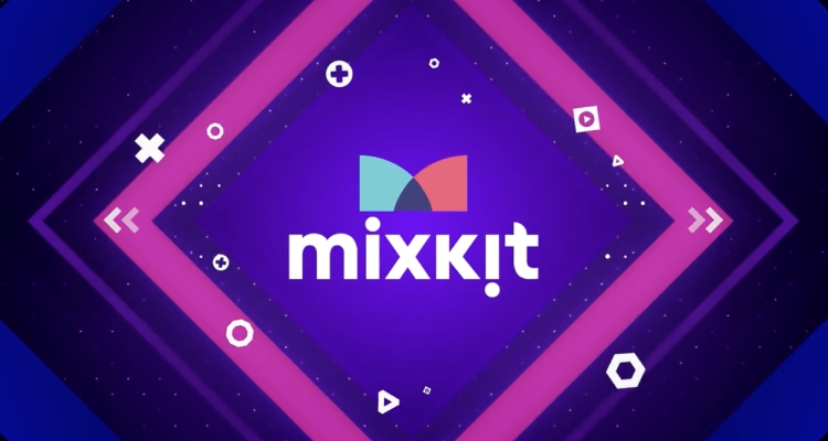 Animated Shape Logo Frame, modern geometric design.
